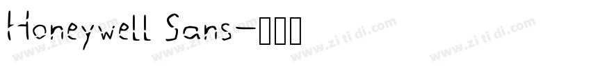 Honeywell Sans字体转换 Honeywell Sans字体转换